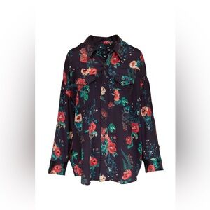 R13 Oversized Useless Treasures Cowboy Shirt 
Size medium